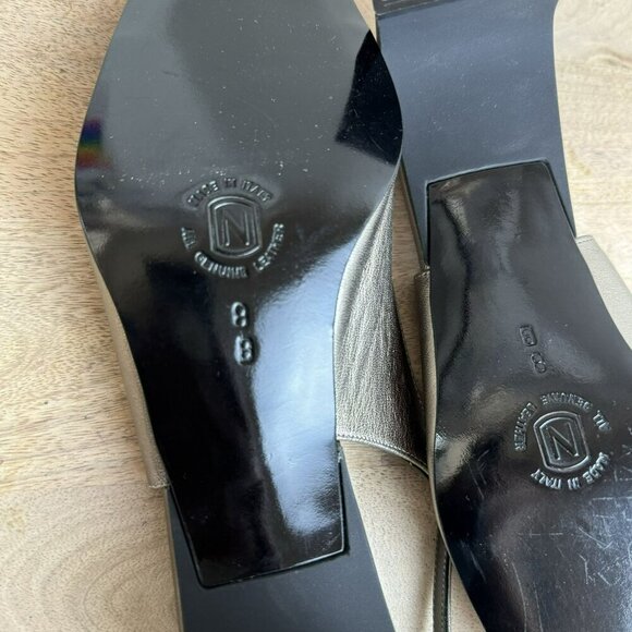 Classiques entier Womens Metallic Slingback‎ Heels Size 8 EUC - Picture 2 of 11